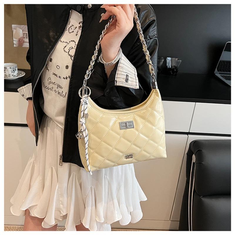Simple Rhombus Chain Bag Women's Spring and Summer New Casual Shoulder Bag Beautiful Messenger Bag