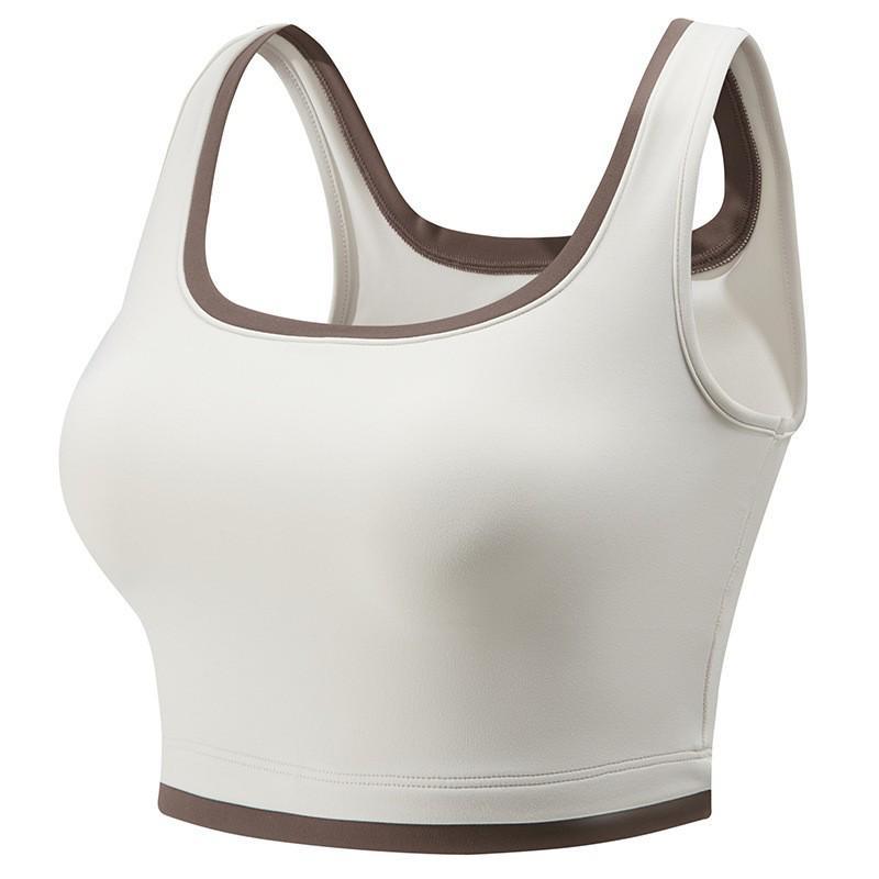Women's High-Support Colorblock Yoga Tank Top & Shockproof Sports Bra Combo