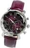 Salvatore Marra Men's Multifaceted Chronograph Wristwatch, Purple, SM19104-SSPL