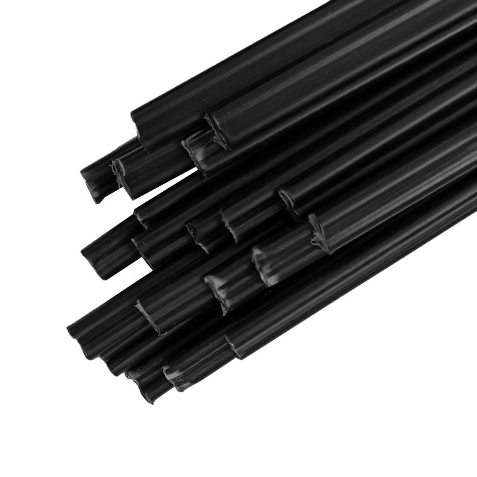 Professional Black PP Plastic Welding Rods for Car Bumper Repair Pack of 20pcs