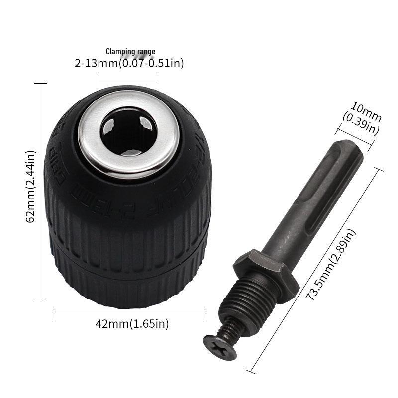 SDS/Adapter with Hammer & Impact Drill, Air Wrench/Duster, Hand Drill Chuck