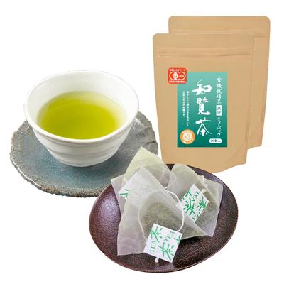 Chiran Çayı Organik Yeşil Çay, Japon Çayı, Derin Buharda Pişirilmiş Çay, 3g x 20 Poşet Çay x 2 Set, JAS Sertifikalı