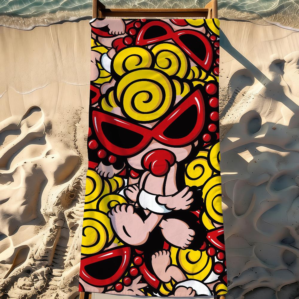 Mode H-Hysteric Merk M-Mini-S Handdoek Sport Sneldrogend Reis Kampeeruitrusting Zandbestendig Zacht Licht Grote Strandhanddoek