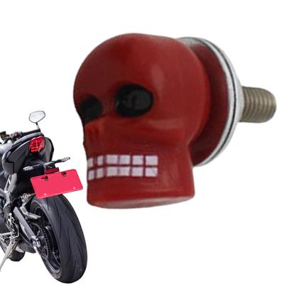 Motorcycle License Plate Bolts, Motorcycle Modification, Decorative Skull Screws, Skull Heads, License Plate Screws,