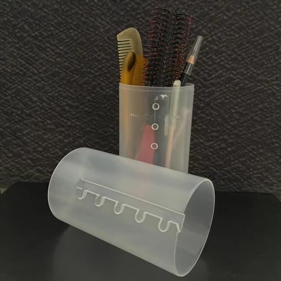 Makeup Brush Container Dustproof Household Supplies Visible Makeup Brush Display Storage Box Creative Organizer Visible