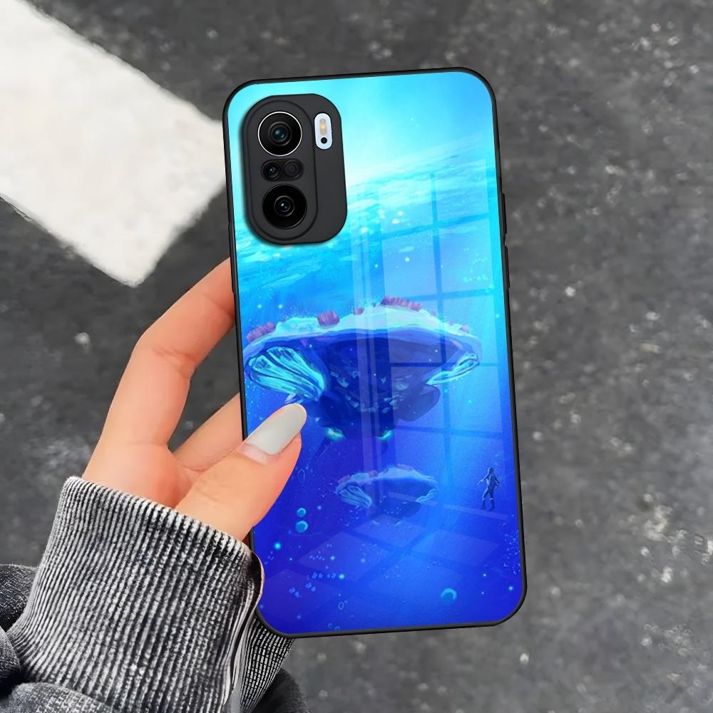 Subnautica Handyhülle für Xiaomi 15 14 13 12 X Redmi Note 10 Mi 11 S Lite T Pro Ultra-Glas Hülle