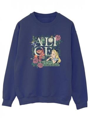 Womens/Ladies Alice In Wonderland Leafy Garden Sweatshirt