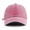 1pc Princess Print Washed Baseball Cap for Adults,  Minimalist Retro Style Casual Soft Adjustable Dad Hat, Perfect As Gift