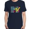 MTV Music Television Retro Rock Short Sleeve Graphic Tee Men's Cotton T-Shirt New Arrival TV Tops