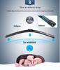 Silent Frameless Wiper Blades for Changan UNIK: Front & Rear, 20 to 22 inches