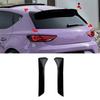 Rear Window Spoiler Side Wing Cover Trim For Seat Leon MK3 Standard Edition 2013 2014 2015 2016 2017 2018 2019 ABS Gloss Black