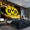 Borussia Custom Name Wall Tapestry Aesthetic Wall Hanging Printed Fabric Blanket Decorative Tapestries for Bedroom Living Room Home Decor