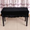 Piano Stool Chair Bench Cover Pleuche Decorated with Macrame 75 * 35cm for Piano Dual Seat Bench Universal Beautiful