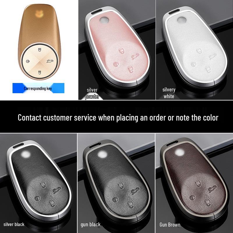 NIO ES6/ET7/ES8/ES7/EC6 Car Key Case - 2022 Model, Protective Shell with Buckle