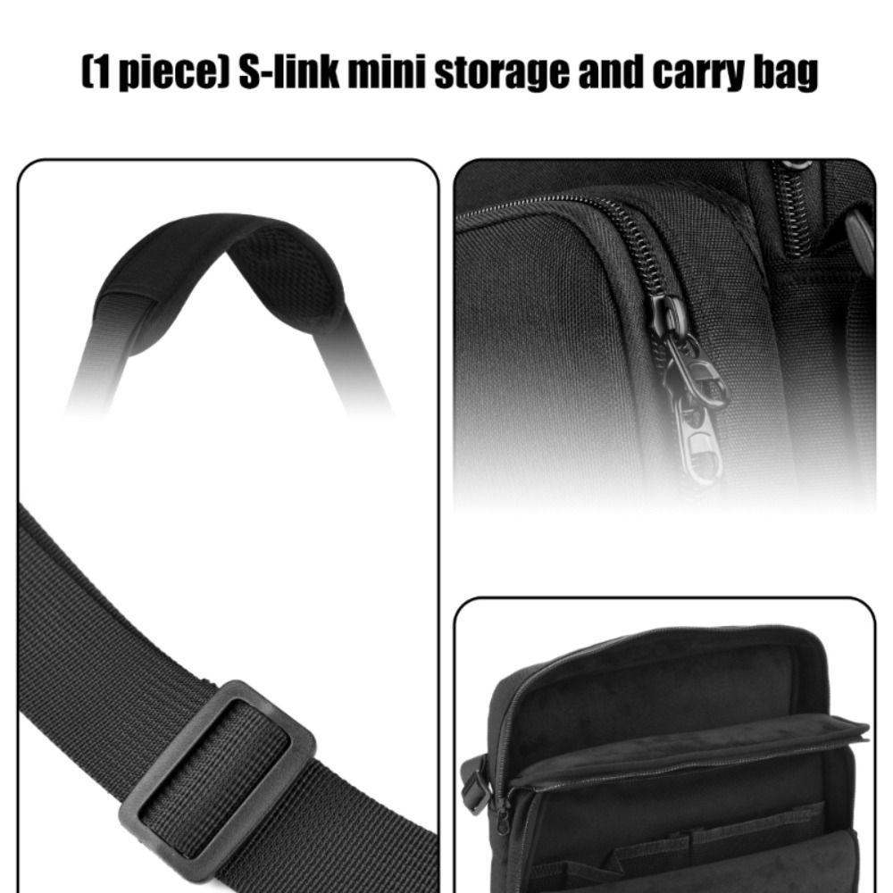 Waterproof Router Carrying Bag Dual Zipper Router Shoulder Bag for Starlink Mini Camping