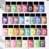 30 Stück Buntes Harzpigment-Set Perlmuttpulver Epoxid Schmuckherstellungspulver Perlmuttpulver Farbsatz