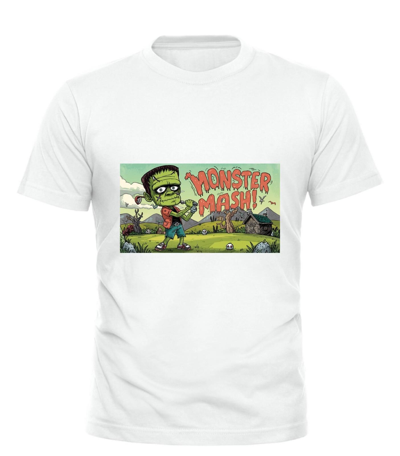 Мужская футболка Monster Mash Golf S разноцветный