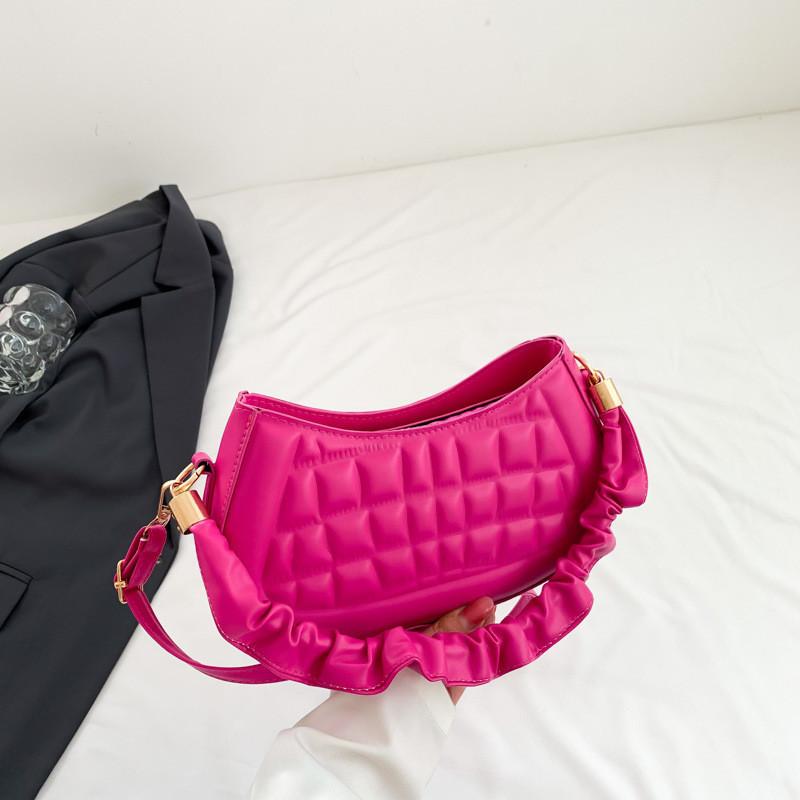 Chic Trendy Baguette Bag 2023 Summer Fashionable Handbag For Women Simple Shoulder Bag