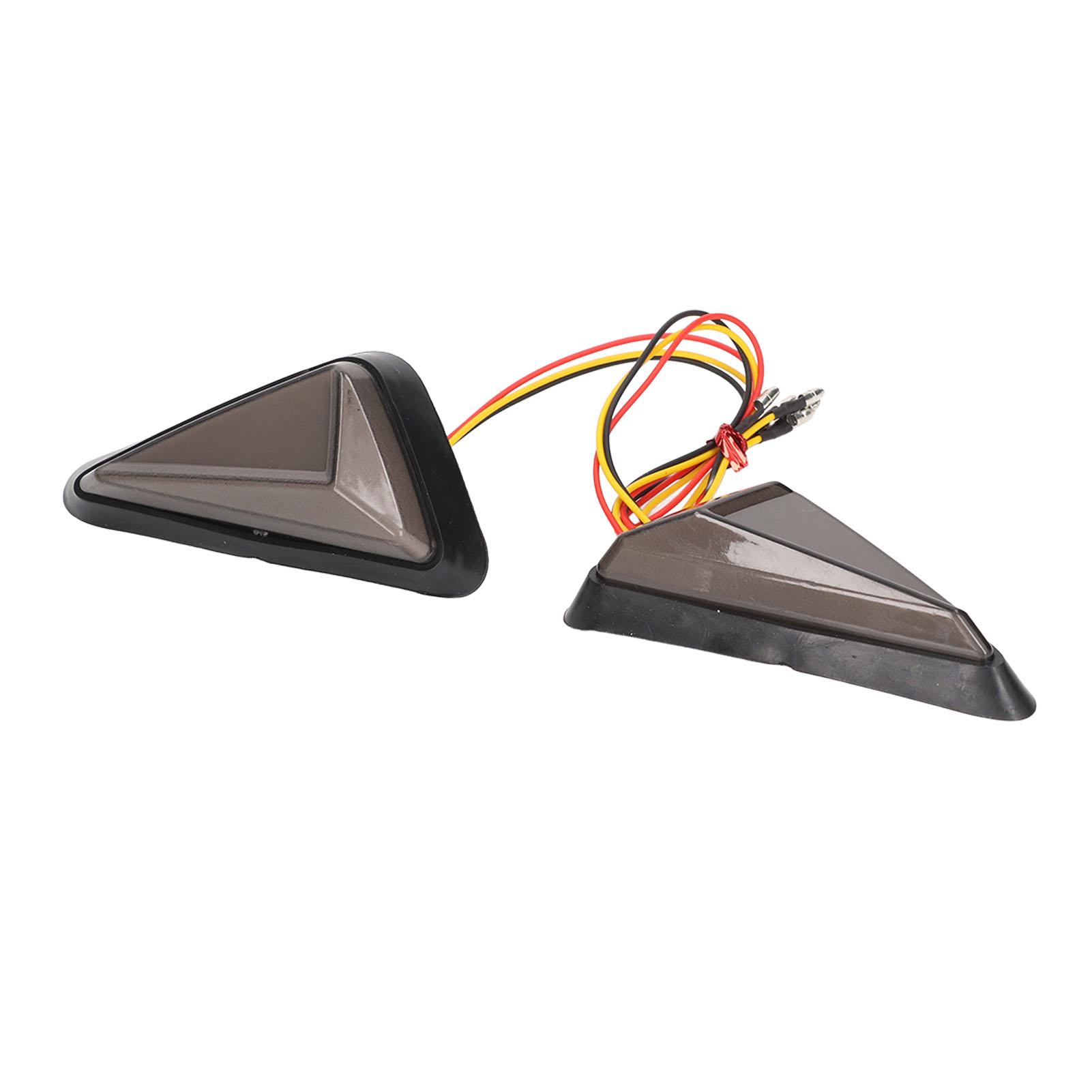 

2 шт. Светодиодные указатели поворота для мотоцикла, утопленные, мигающие, универсальные для мотоцикла