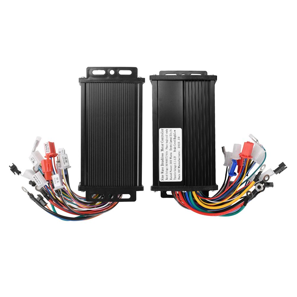 Black Gold Sine Wave 500W 36V/48V/60V/72V 30A Three-Mode Silent Brushless Motor Controller for E-Bikes
