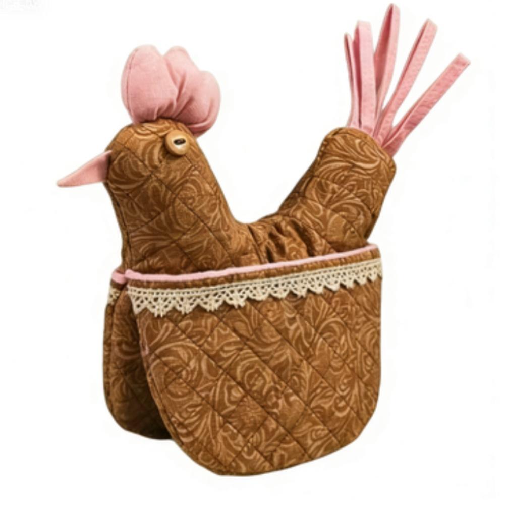 Kitchen Decor Chicken Oven Mitts Baking Gloves Novelty Cooking Gloves Oven Mitts Pink,Brown Gift-ready Heat Resistant