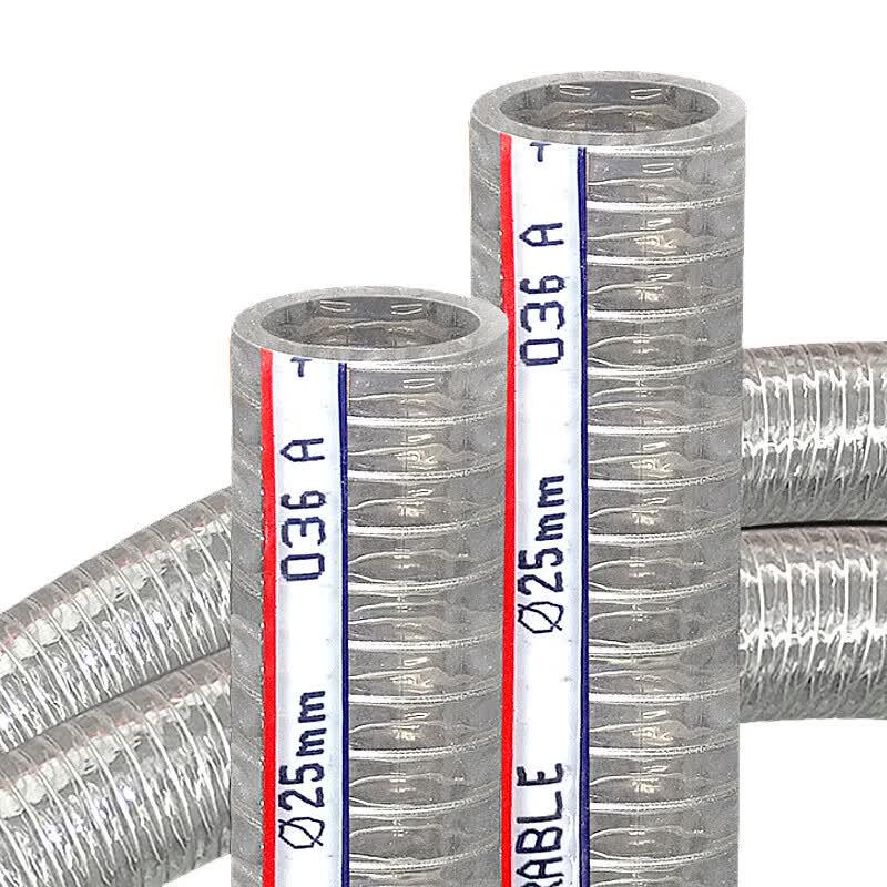 Transparent PVC Steel Wire Reinforced Hose