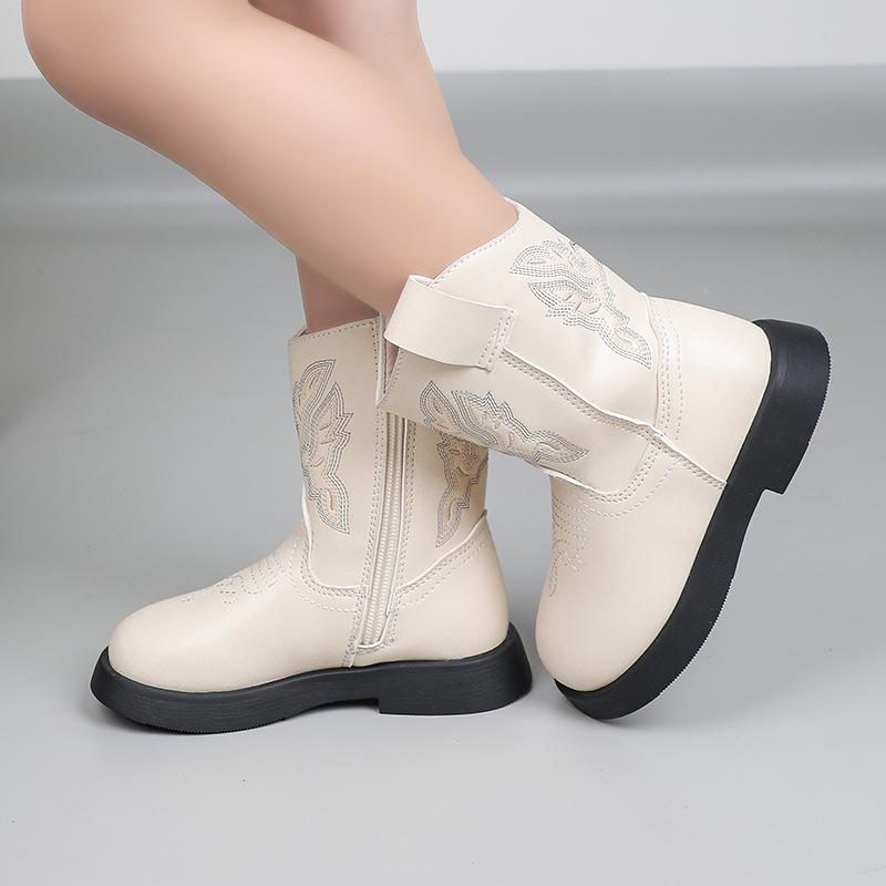 Новые высокие сапоги для мальчиков и девочек на осень и зиму 26 чёрный — фото 8