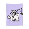Coperte in pile Gatto Cartone Animato Gatto Simons Coperta Plaid Vintage per Casa Copriletti,