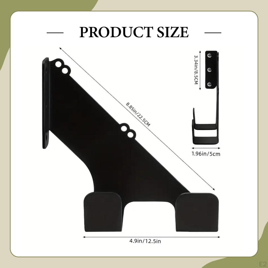 Hållare Väggkrok Metallorganisatör Utrymmesbesparande Verktyg Lämplig för Garage Trädgård Verkstad Hem