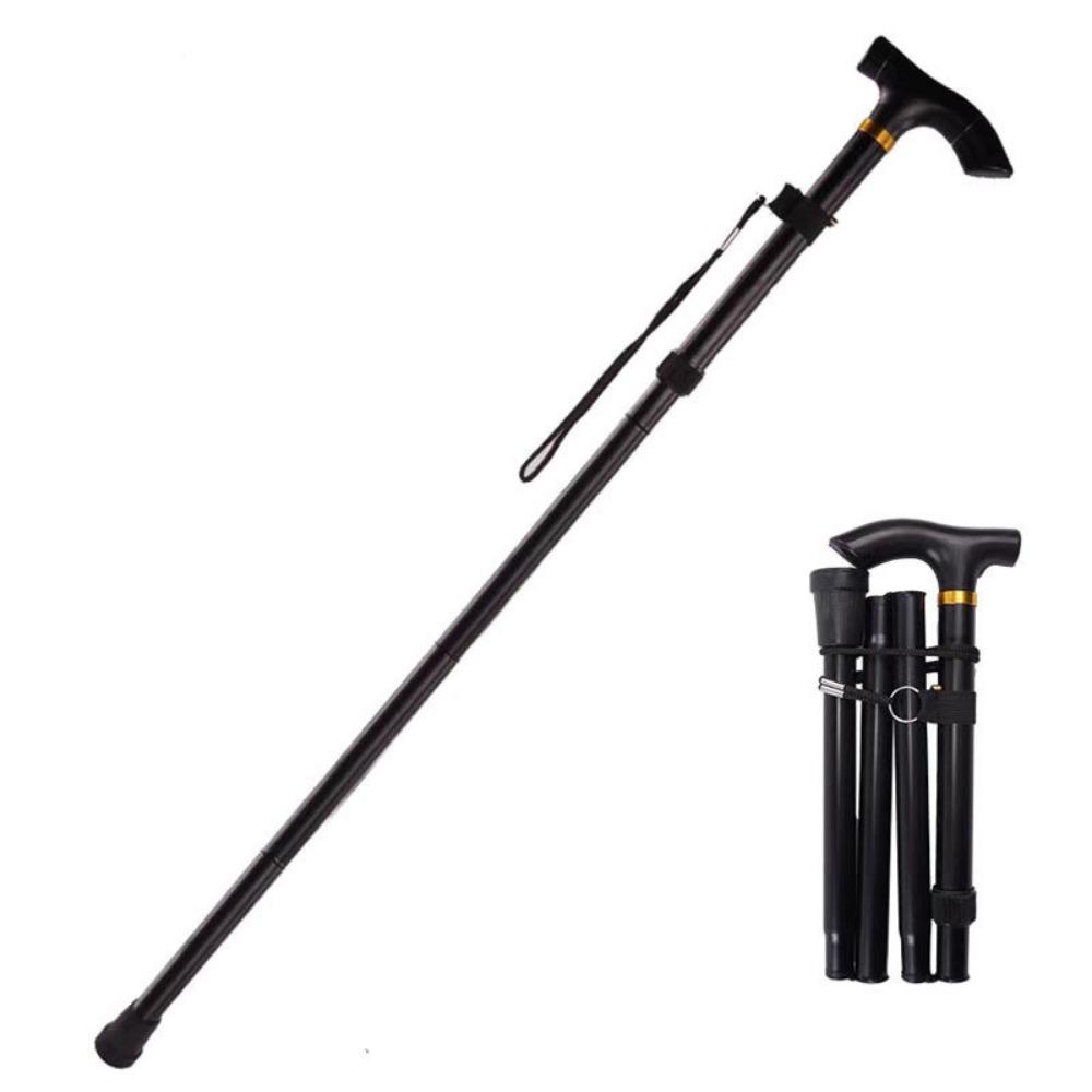 Quick Adjustable Locks Outdoor Trekking Poles Folding Walking Sticks Wading Staff  Hiking Equipment