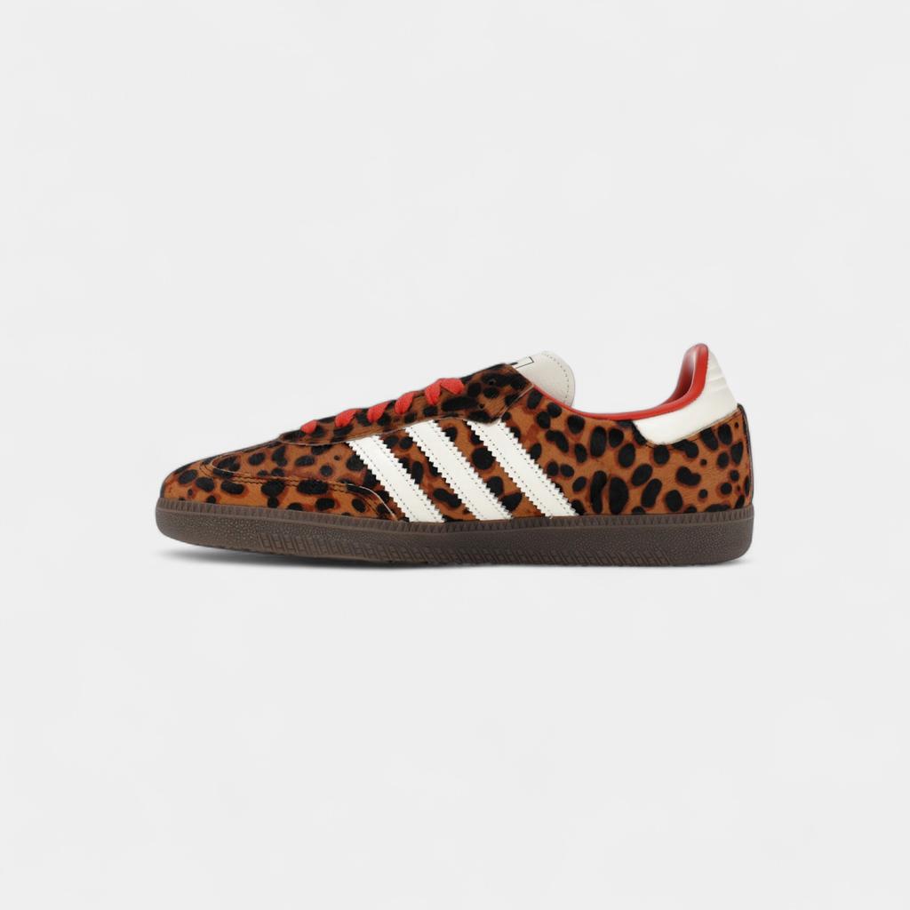 Adidas Samba OG Preloved Red Leopard (Women's)
