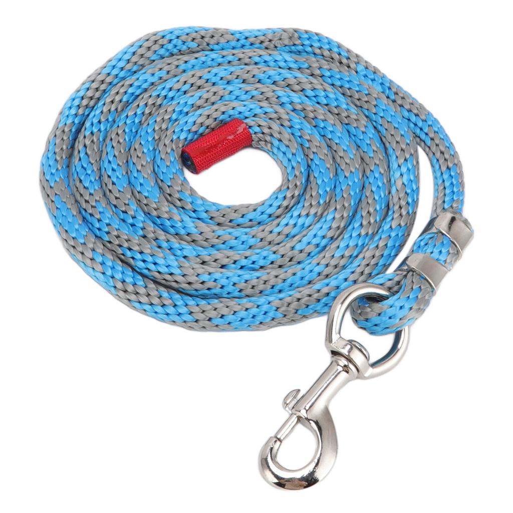Horse Rope Thickened Wearable Soft Touch Nylon Pet Leash with Alloy Hook for Livestock Dogs 9.8ft