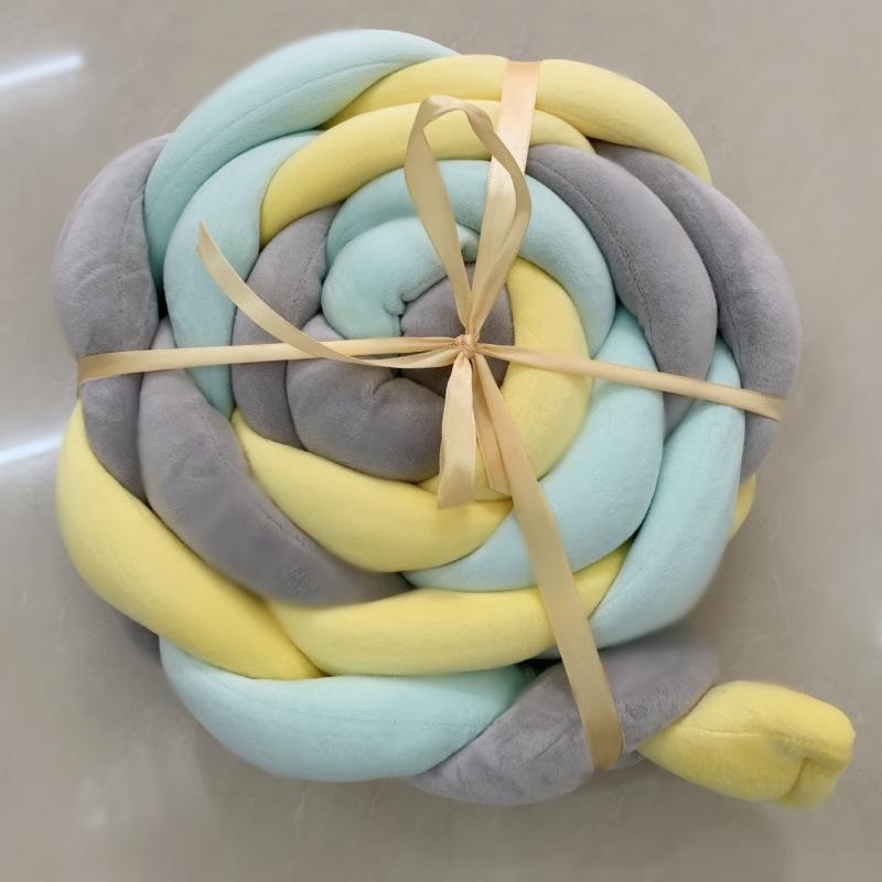 Fascia Anti-Collisione per Culla da Bambino INS: Treccia a Tre Fili Morbida Imbottitura per Quilting Fai da Te
