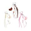 Fashion Heart Keychain Purse Decorations Stylish Backpack Charm Alloy Texture for Those Who Love Cute Accessories