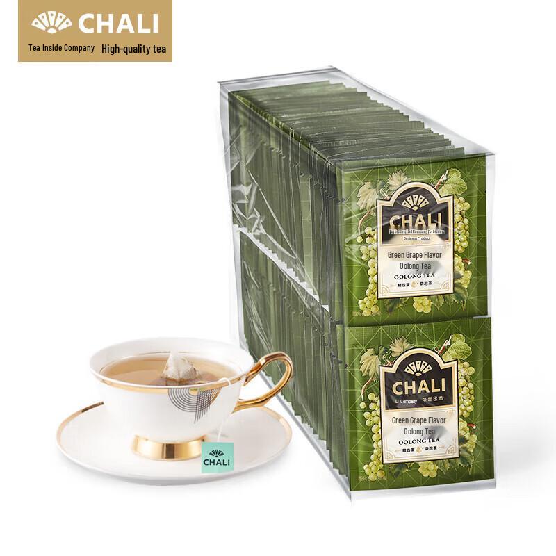 CHALI Green Grape Oolong Pyramid Tea Bags