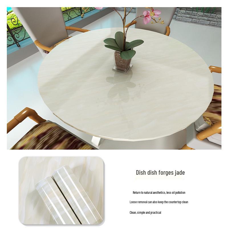3D Marble Wall Sticker: Self-Adhesive, Oil-Proof, Thickened Decor for Bathroom, Kitchen, Wardrobe