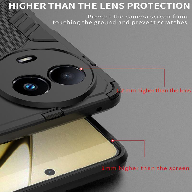 Puzdro typu Armor pre Realme 11 10 7 8i 9i 8 9 Pro Plus GT Neo 2 3 5 2T 3T C51 C53 C55 Nárazuvzdorný zadný kryt pre OPPO A58 A78 4G