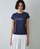 Simeteuligpeosenteu Logo Lettering Ts / Navy