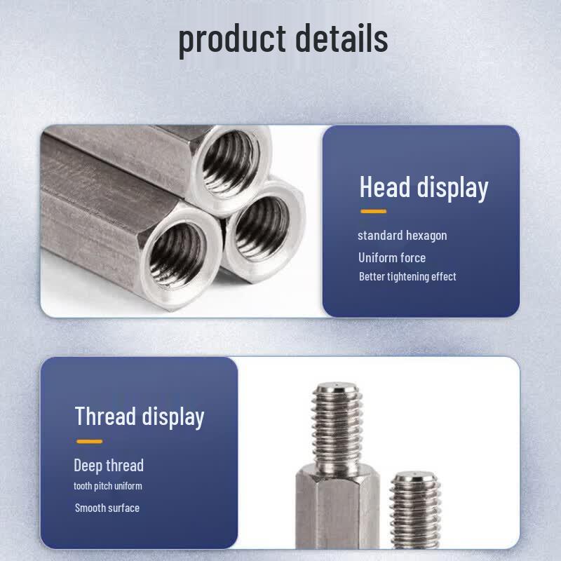 304 Stainless Steel Single Head Hex Standoff