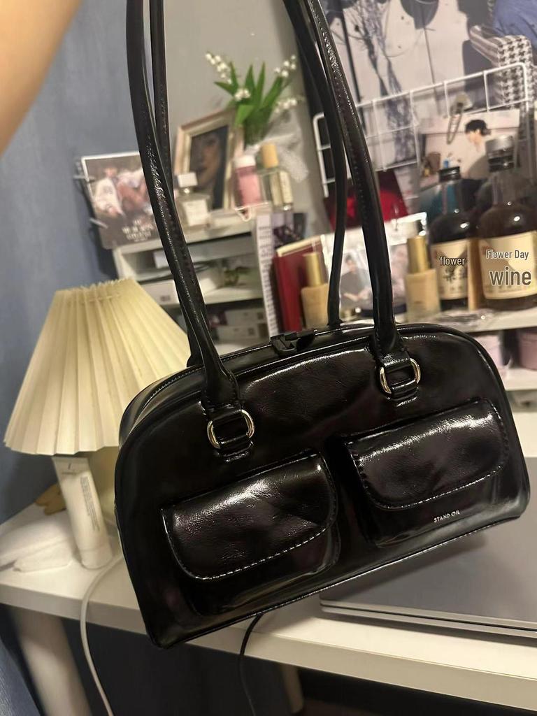 Cross-border Favorite: Yunjin Style St Bowling Shoulder Handbag