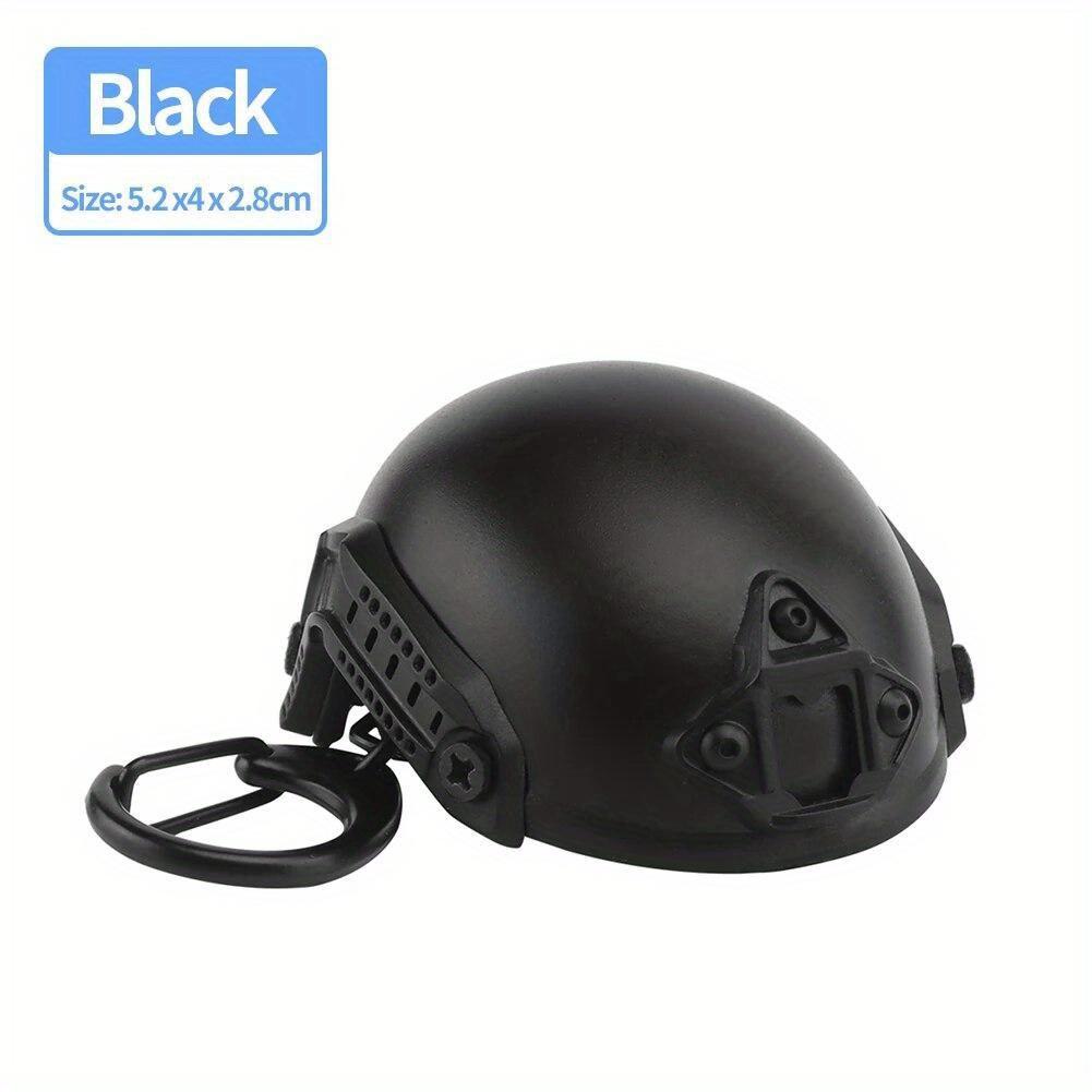 

Брелок в форме шлема для страйкбола, открывалка для бутылок, открывалка для пивных банок, мини-штопор, украшение, уличный охотничий пеший туризм, вентилятор, кухонный подарок чёрный