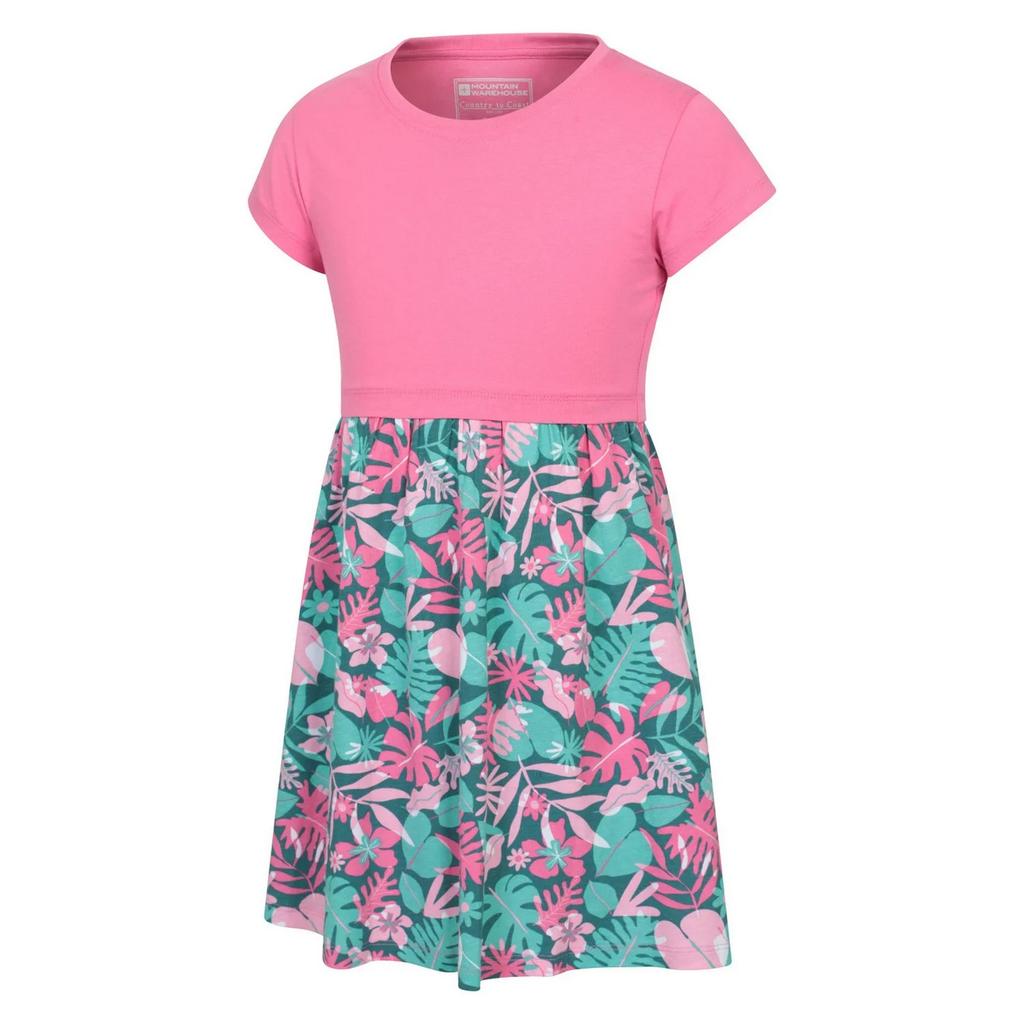 Mountain Warehouse Girls Petal Leaves Midi Dress