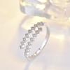 Lindon Classic Copper Alloy Zircon Ring Ladies Jewelry Wedding Promise Party Gift