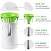 ABIY Food Slicer Heavy Duty Spiralizer Vegetables Slicer Pasta Noodle Spaghetti Maker Cutter 2Pc