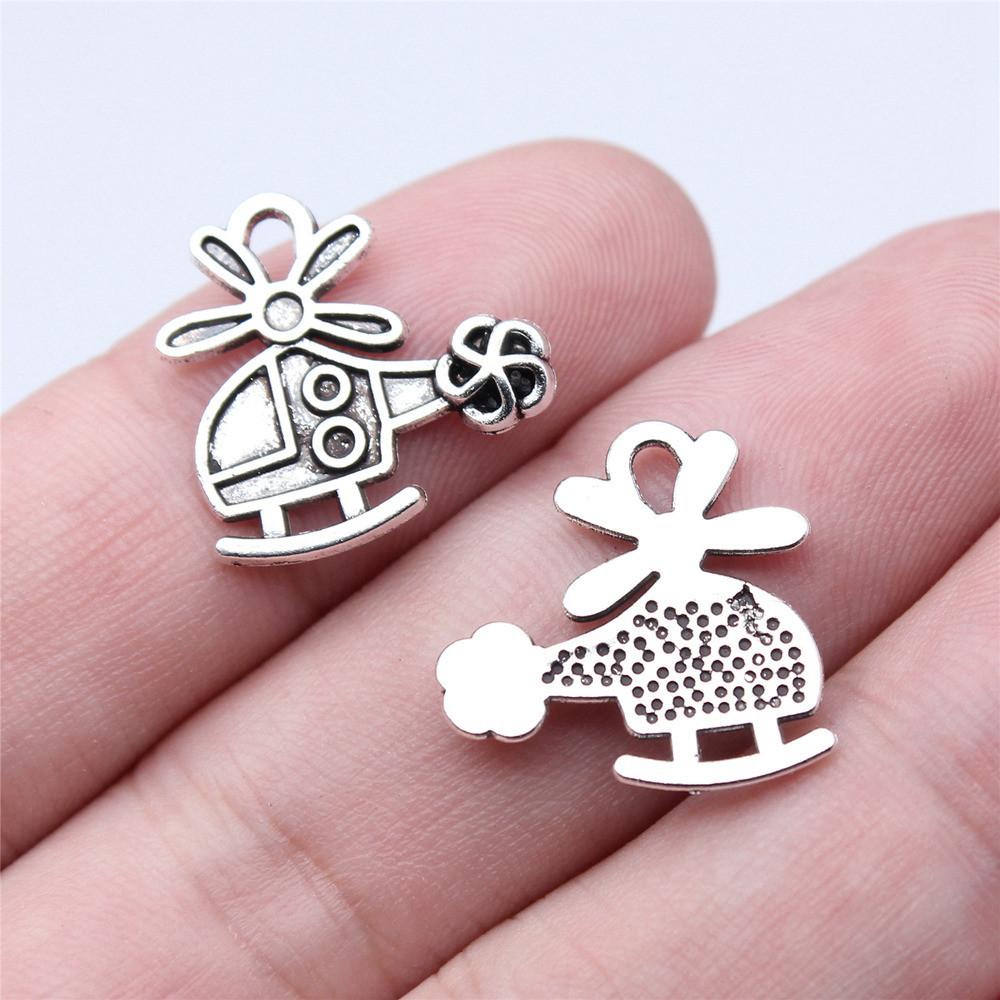 Charms Airplane Ship Pendants Minimalist Jewelry Components QC001