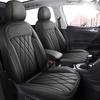 Custom Fit Car Seat Cover For Volkswagen Tiguan L 2017-2026 Artificial Leather Front /Rear Seat Cushion-Full Set Auto Parts