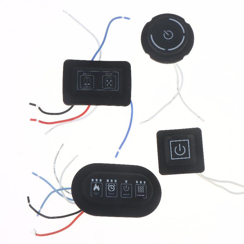 Contrôleur de température DIY Rapide, Interrupteur à Bouton Universel pour Gilet Chauffant Électrique, Pantalon et Ceinture Chauffante, 1 Pièce