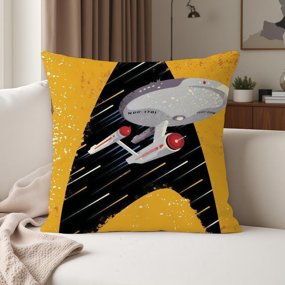 

Movie SStar TTrek Logo Pillow Case Suitable For Bedrooms Living Rooms Cars Home Decoration 30cmx30cm