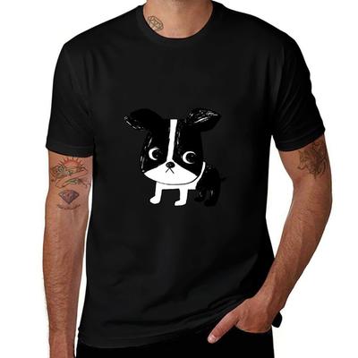Boston Terrier T-Shirt Summer Holiday Casual Tee