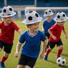 Comfortable Soccer Head Cover Soft Football Headgear Cartoon Bucket Hat  Photo Props
